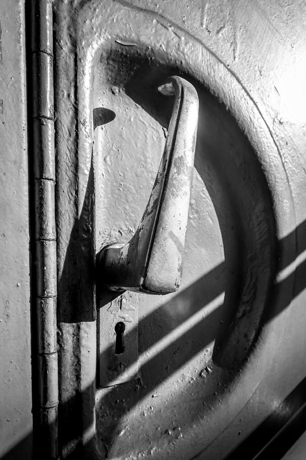 Train Door Handle Photograph by John Williams