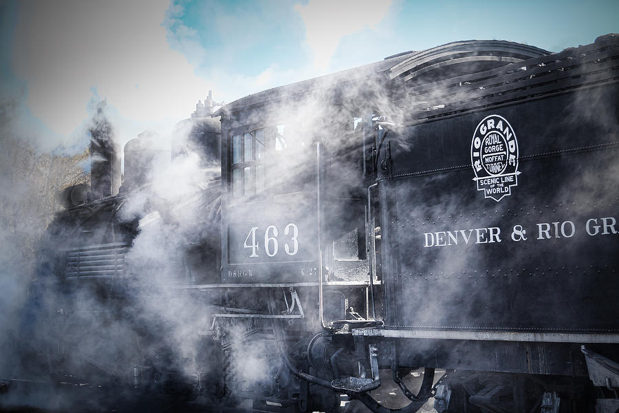 Train Engine 463 Photograph by Steven Bateson