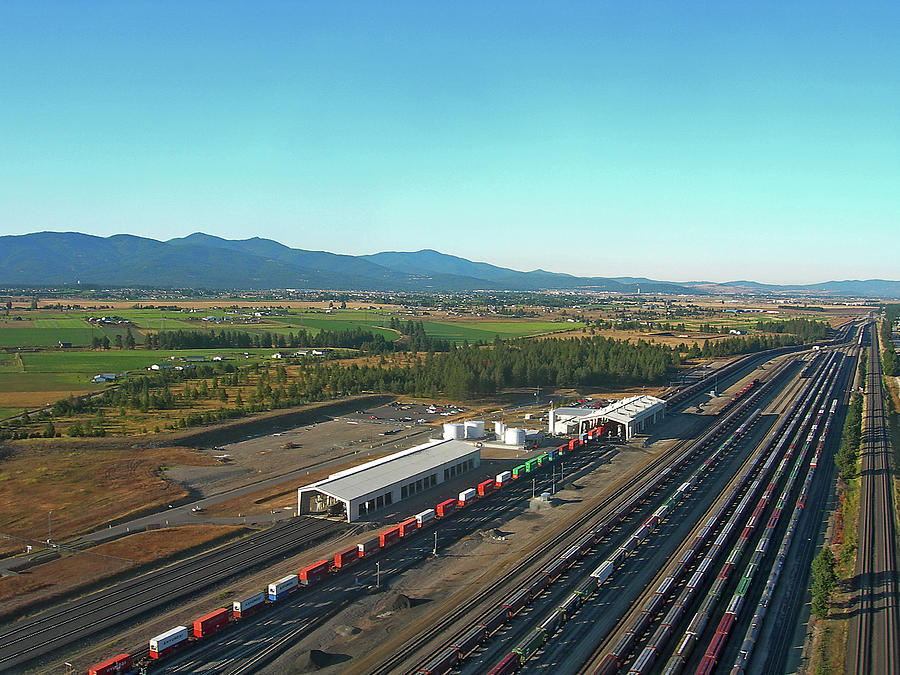 Train Fueling Station Photograph by Jerry Luther