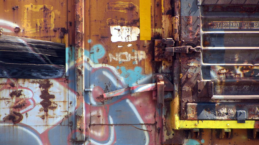 Train Graffiti 2 Photograph by Anita Burgermeister