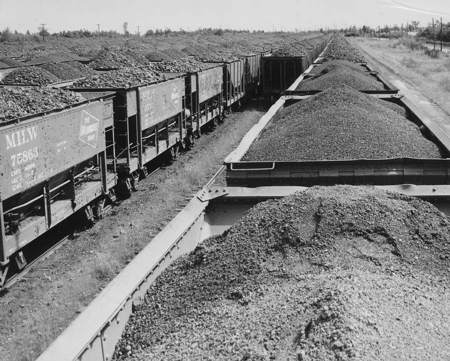 Chicago and North Western Train Readies to Haul Ore #2 Photograph by Chicago and North Western Historical Society