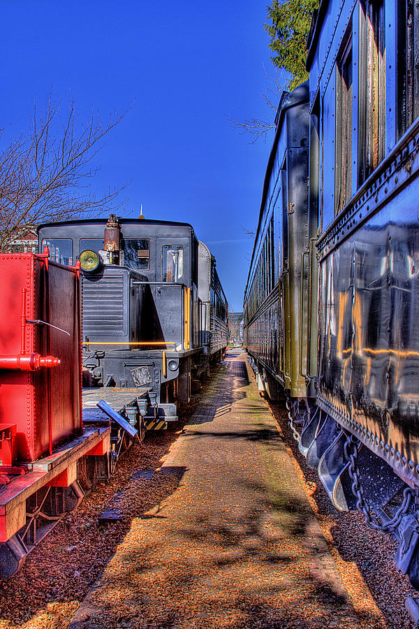 Train Photograph - Train No. 4 by David Patterson