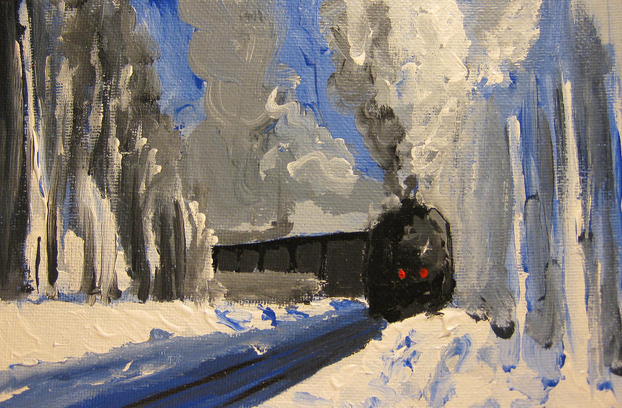 Train Painting by Patricia Awapara