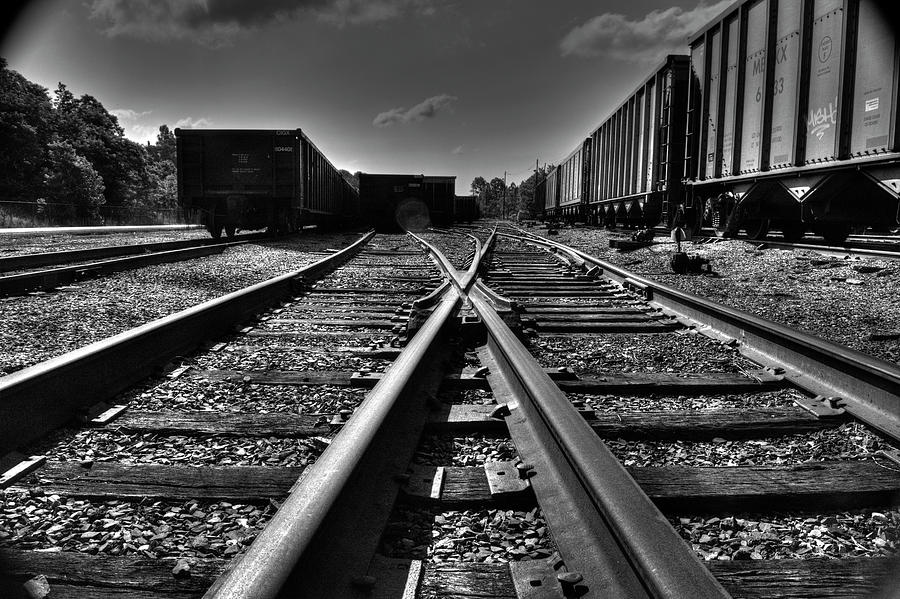 Train Rail Split Photograph by FineArtRoyal Joshua Mimbs