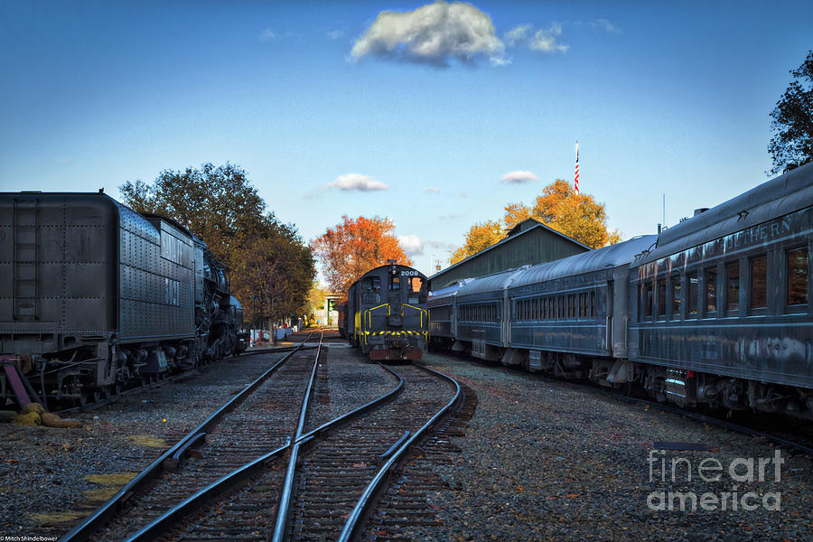 Train Station Photograph by Mitch Shindelbower