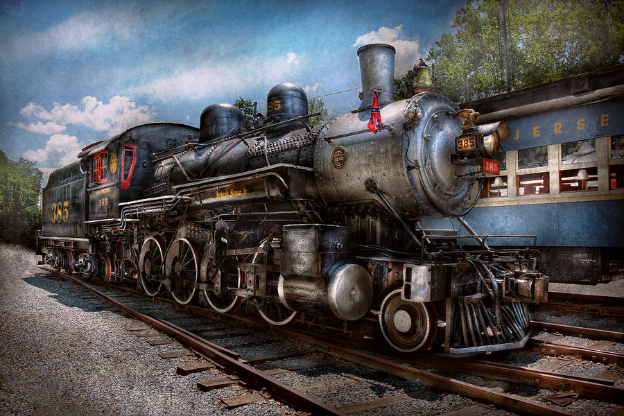 Train - Steam - 385 Fully restored  Photograph by Mike Savad