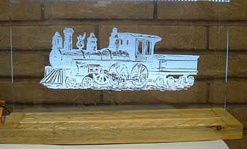 Wood Mixed Media - Train by Steven Straight Wood Mixed Media - Train by Steven Straight
