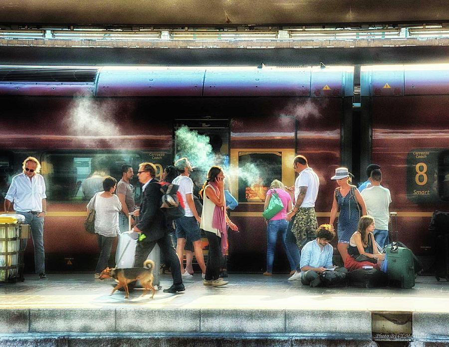 Train Stop Photograph by Coke Mattingly
