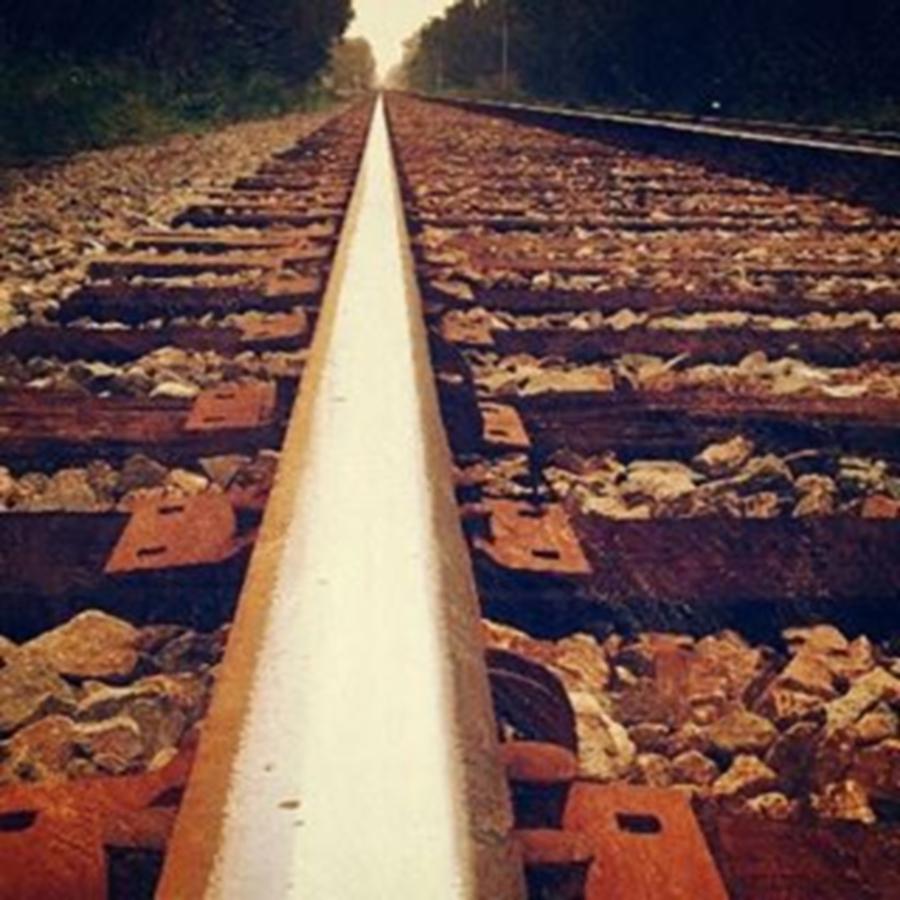 It Movie Photograph - #train #track #the #railway #railroad by Peggy Hoefner