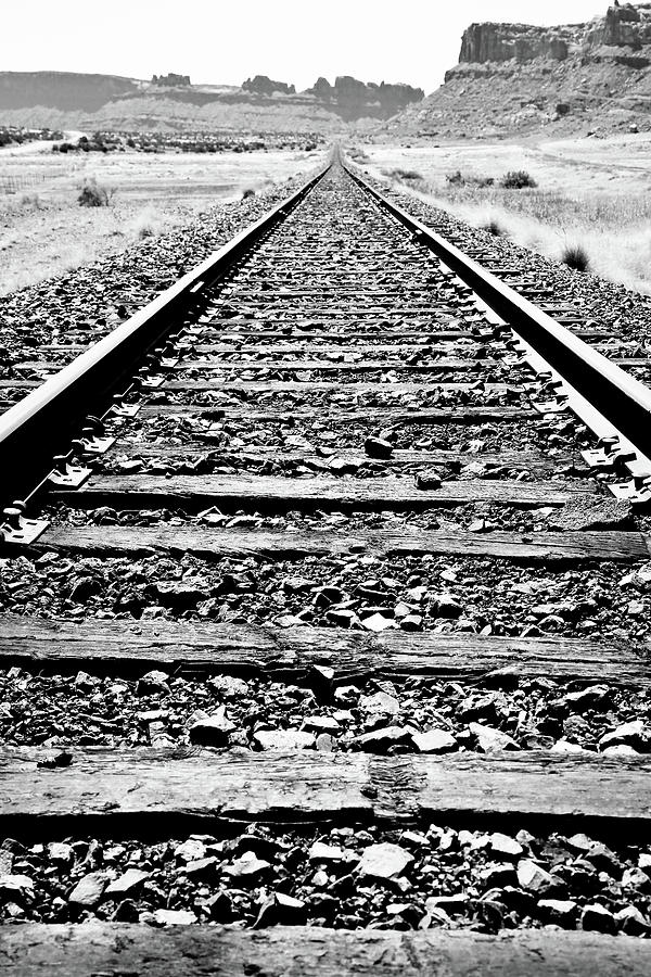 Train Tracks Into The Horizon Photograph by Athena Mckinzie