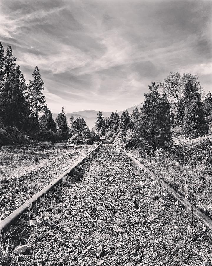 Train tracks Photograph by JoAnn Lense