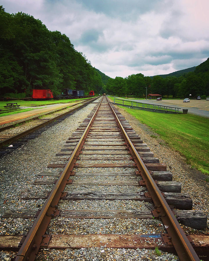 Train Tracks Photograph by Linda Sannuti