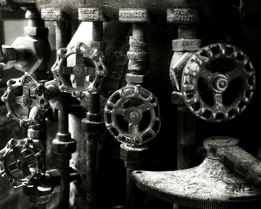 Train Valves Photograph by Timothy Bulone