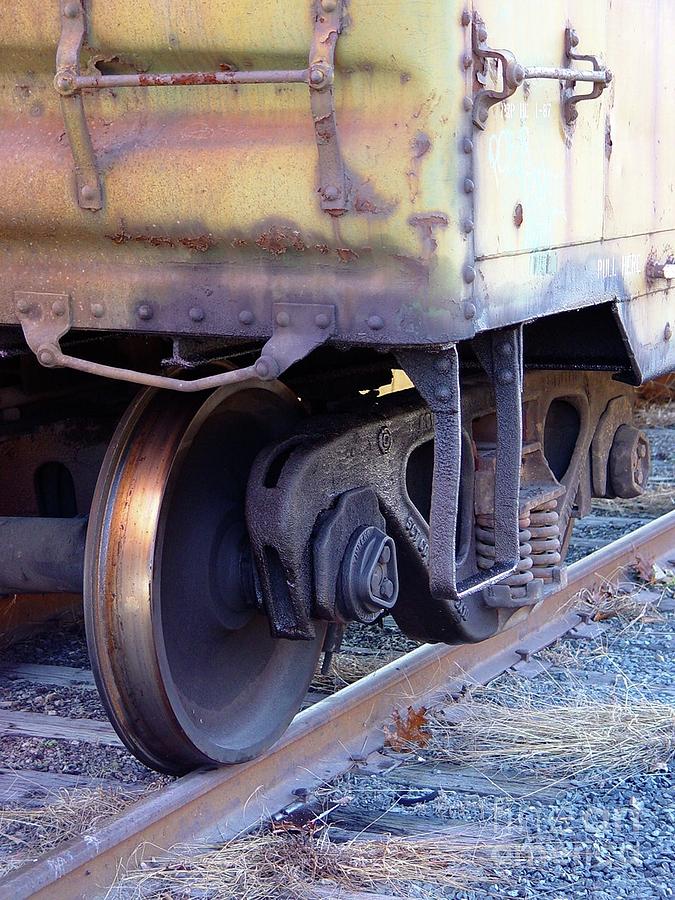 Train Wheel Photograph by Kerryn Davis - Fine Art America