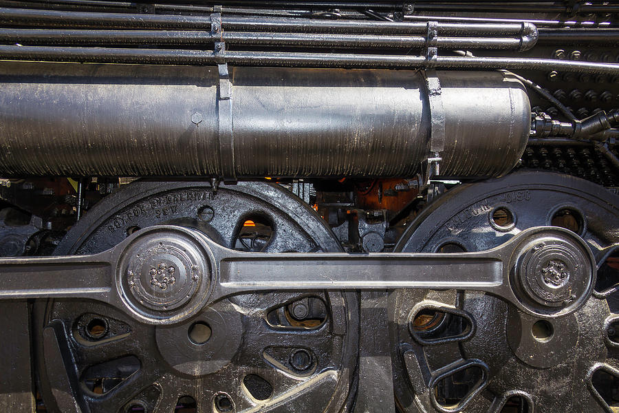 Train Wheels 5021 Photograph by Garry Gay