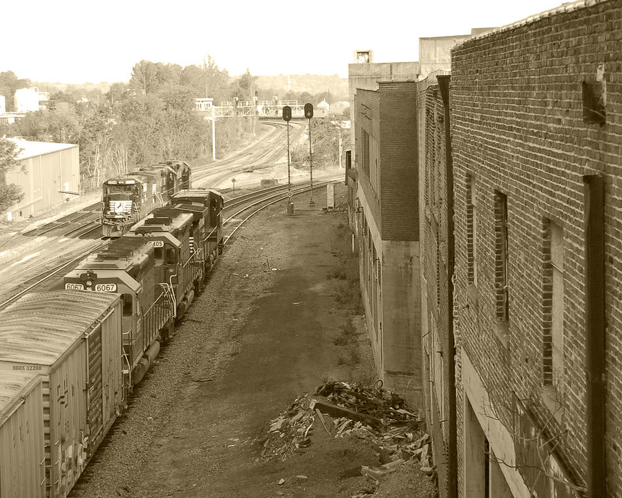 Train Yard Atlanta Photograph by C Dexter