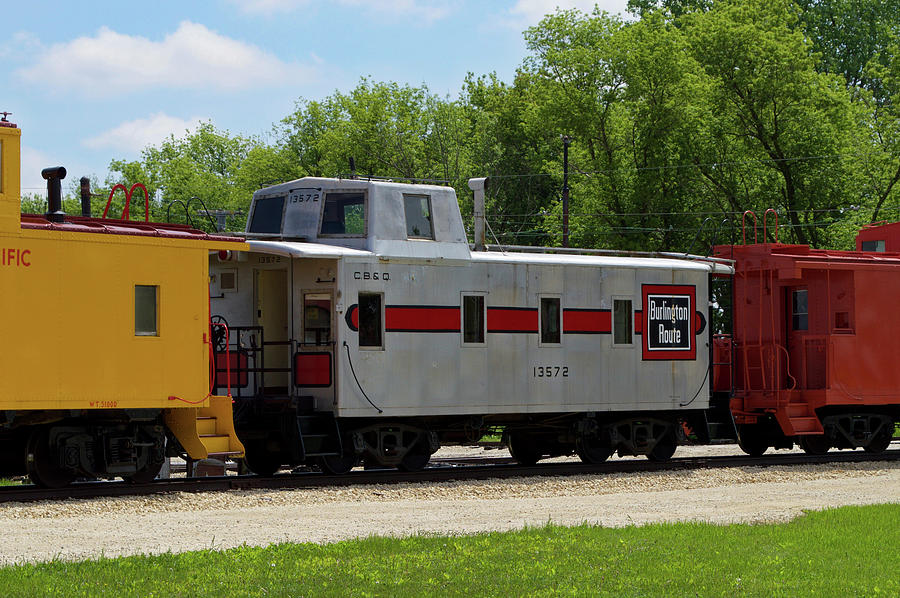 Trains Caboose 13572 Burlinton Route 02 Photograph by Thomas Woolworth