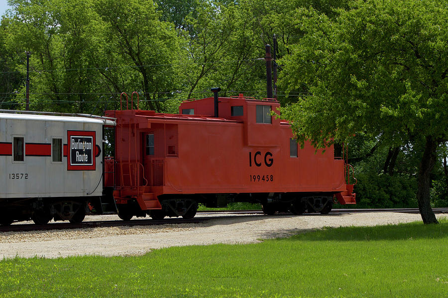 Trains Caboose 199458 I C G Photograph by Thomas Woolworth