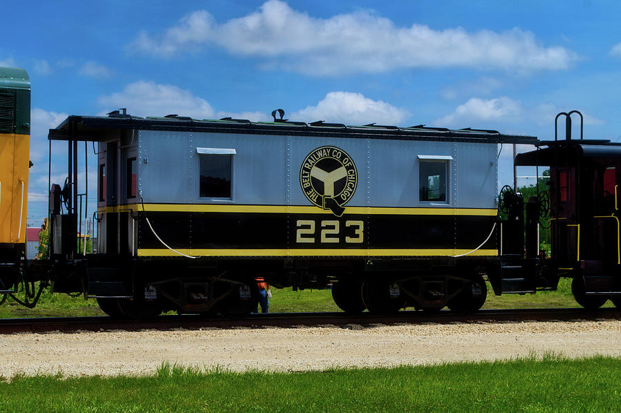 Trains Caboose 223 Beltway of Chicago Photograph by Thomas Woolworth