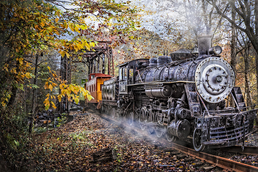 Trains Coming Photograph by Debra and Dave Vanderlaan