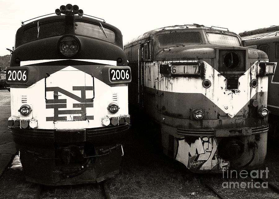Trains Photograph by Raymond Earley