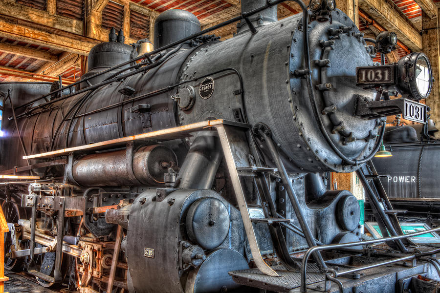 Trains - Steam Locomotive 1031 side Photograph by Dan Carmichael