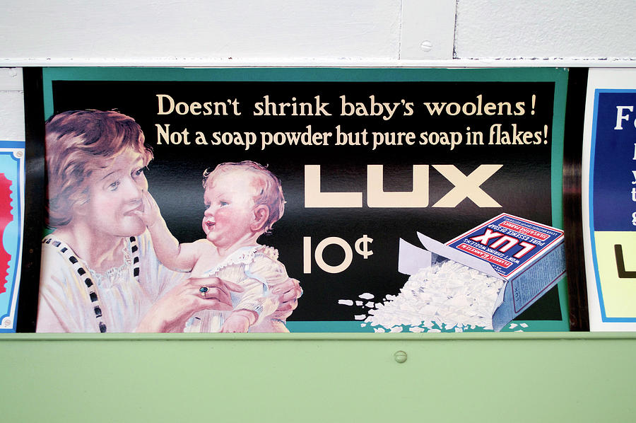 Trains Vintage Train Car Ad Lux Soap Powder Mixed Media by Thomas Woolworth