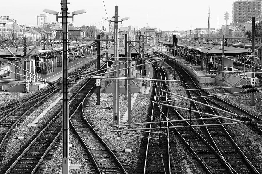 Traintracks Photograph by Christian Slanec