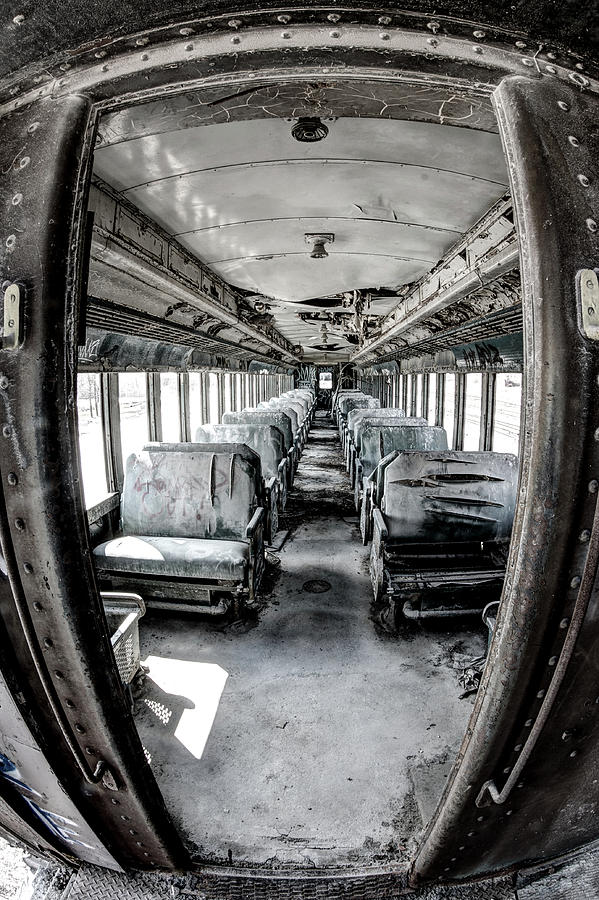 Train Photograph - Trainwrecked by Joshua Ball