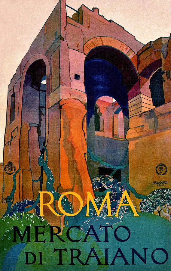 Trajan Market, Rome Painting by Long Shot