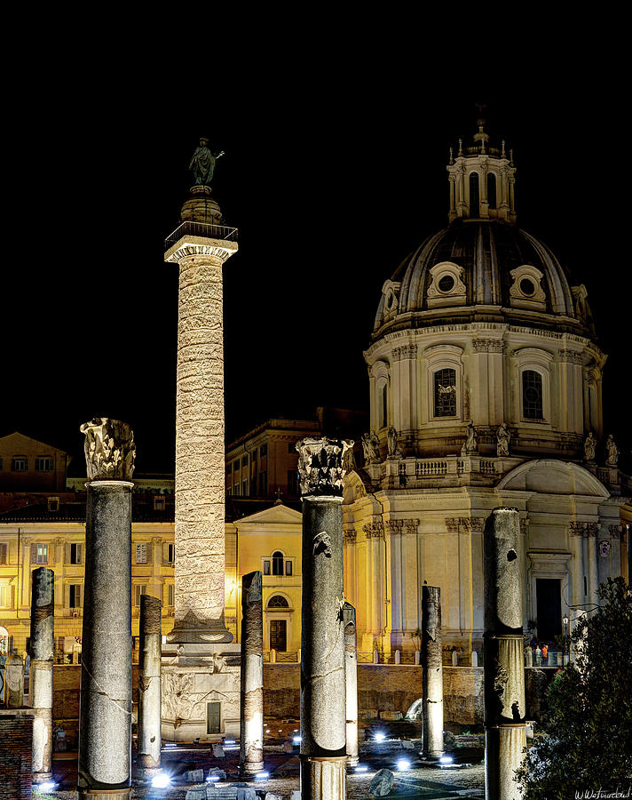 Trajans Column Rome Photograph by Weston Westmoreland