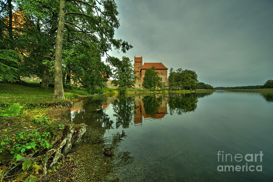 Castle Photograph - Trakai Reflections  by Rob Hawkins