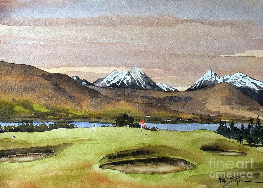Tralee GC, Kerry Painting by Val Byrne