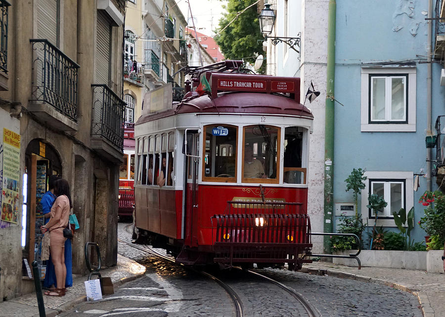 Tram in Lisbon Photograph by Jolly Van der Velden