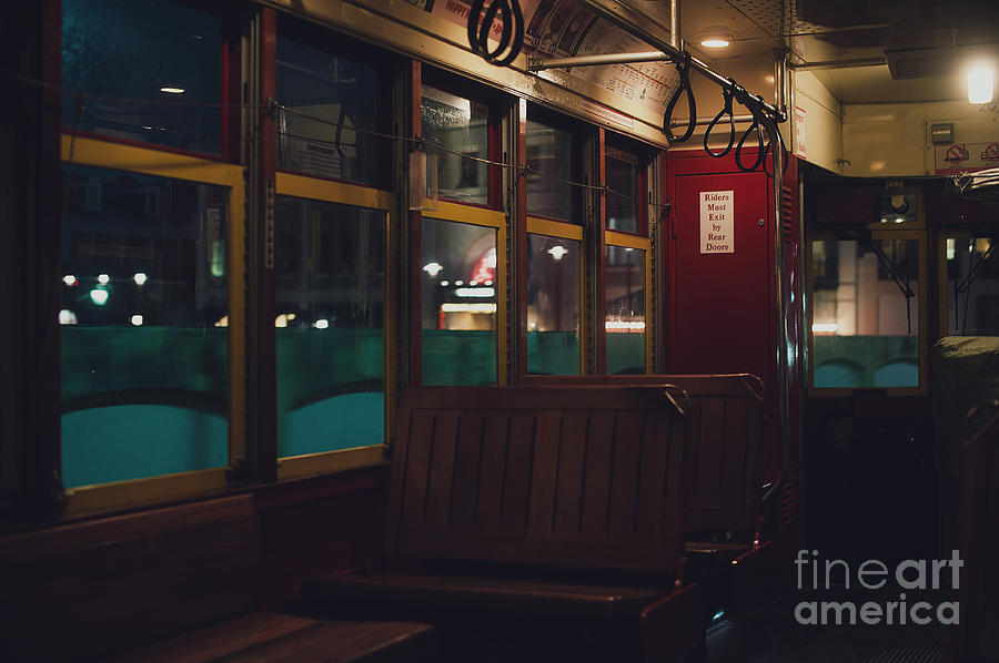 America Photograph - Tram Interior. New Orleans, La by Alex Snow