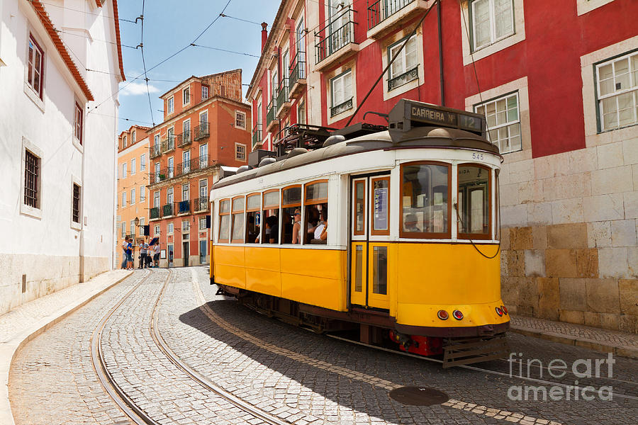Tram of Alfama in  Lisbon Photograph by Anastasy Yarmolovich