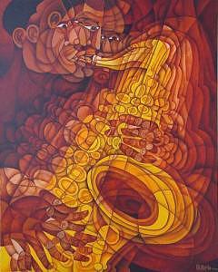 Trane Painting by Paul Grech Trane Painting by Paul Grech