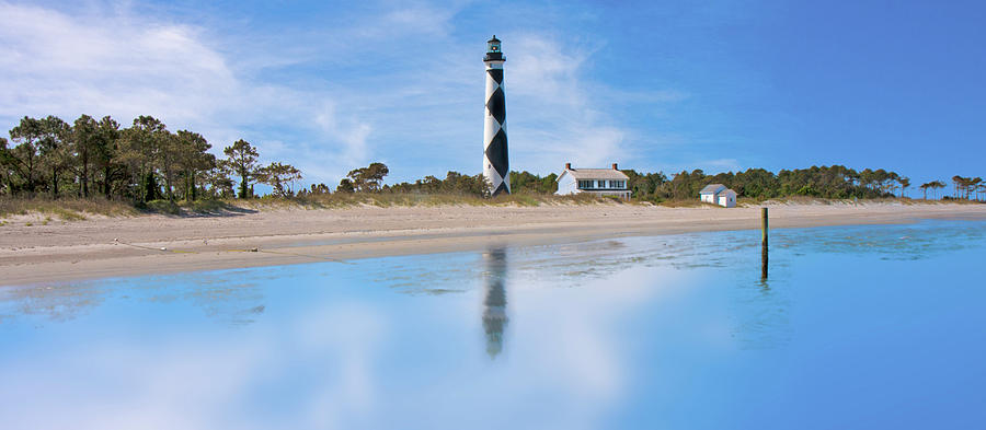 Tranquil Day Cape Lookout Lighthouse Photograph