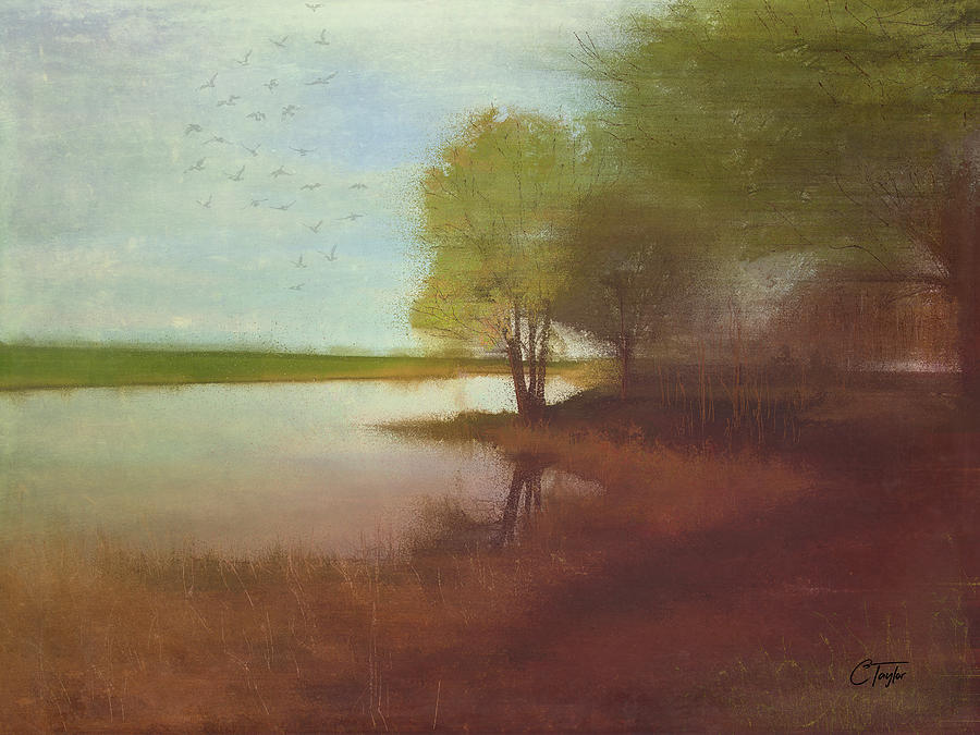 Landscape Mixed Media - Tranquil Retreat by Colleen Taylor