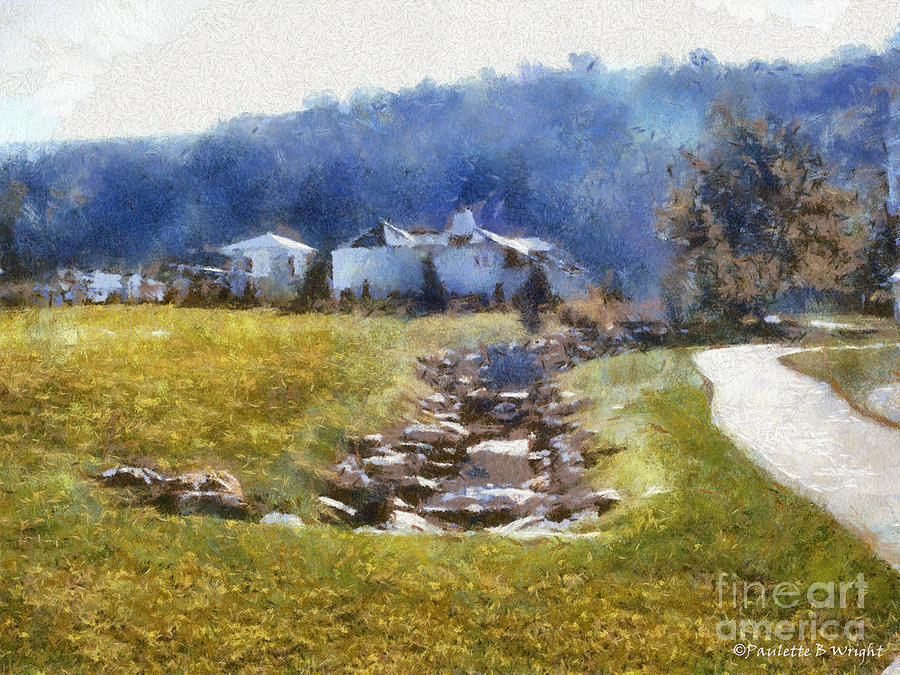 Tranquil Scene Painting by Paulette B Wright