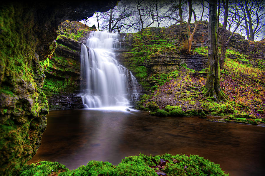 Tranquil Slow Soft Waterfall Photograph by Dennis Dame