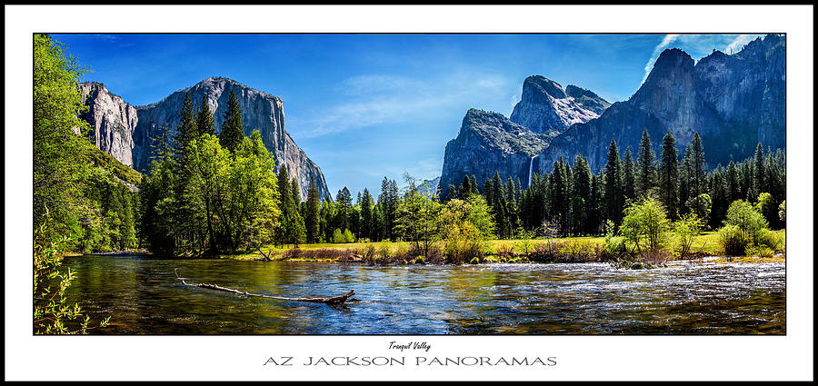 Yosemite National Park Photograph - Tranquil Valley Poster Print by Az Jackson