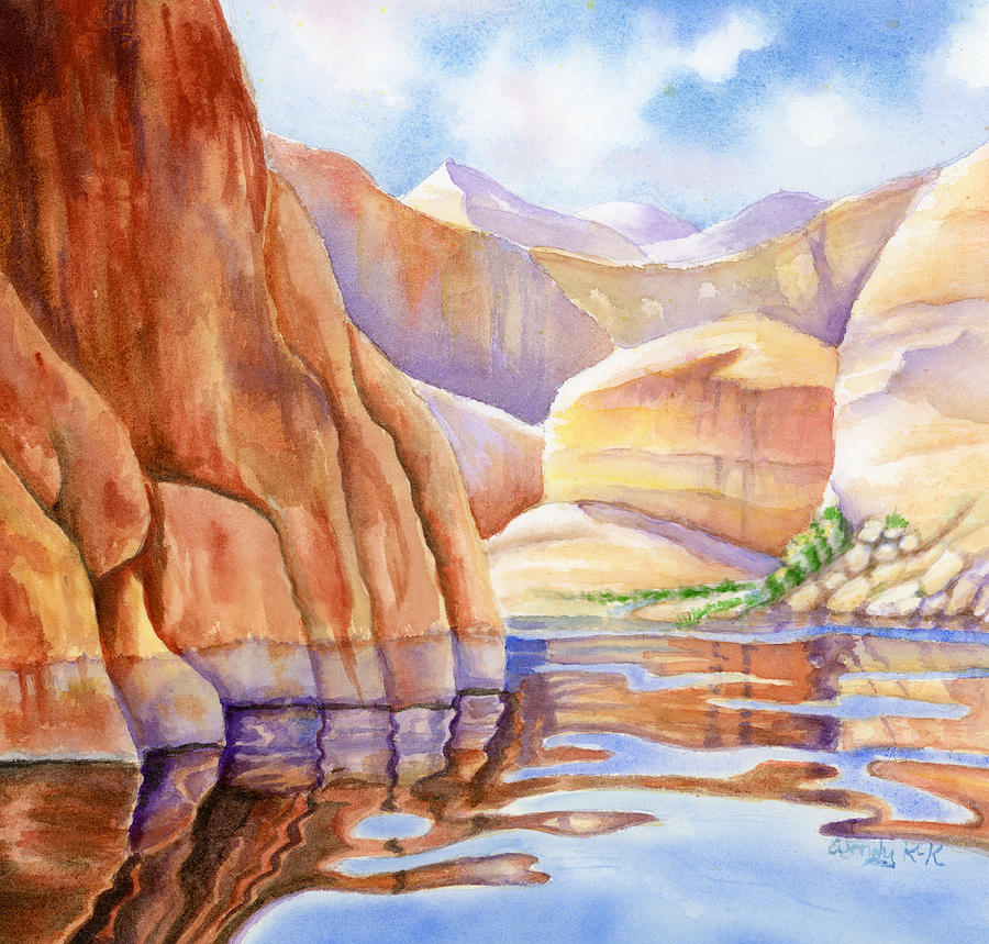 Tranquil Waters Painting by Wendy Keeney-Kennicutt