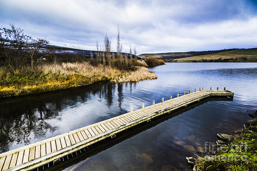 Tranquil wooden jetty Photograph by Jorgo Photography