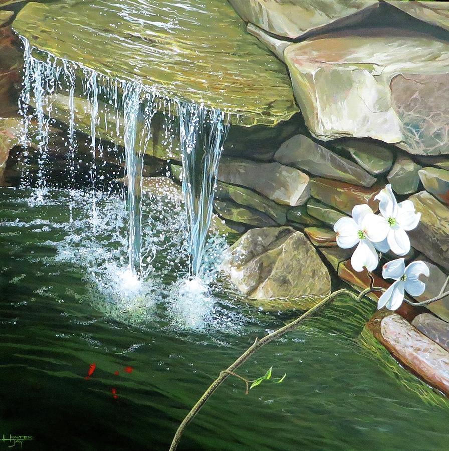 Nature Painting - Tranquility by Hunter Jay