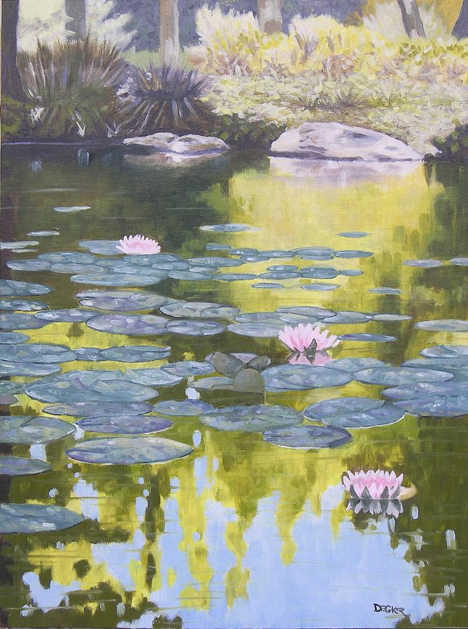 Tranquility III Furman University Painting by Robert Decker - Fine Art ...