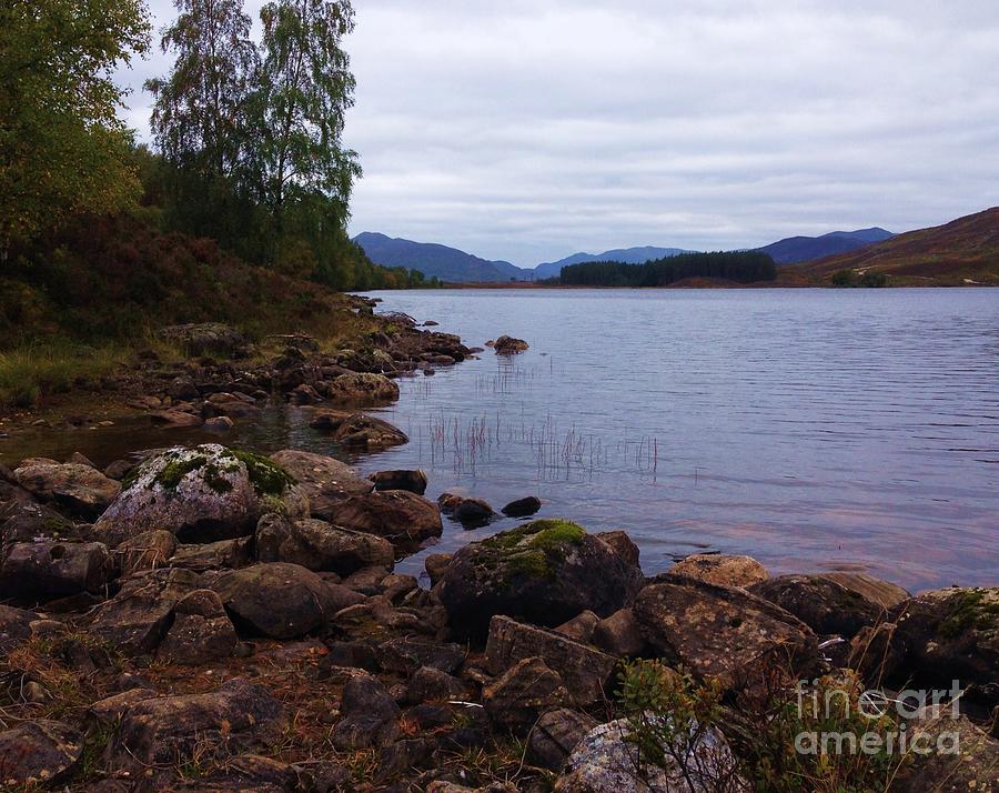 Mountain Photograph - Tranquility In Scotland by Courtney Dagan For Poets Eye