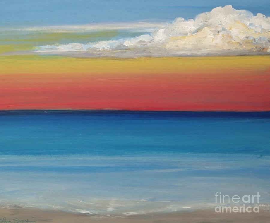 Sunset Painting - Tranquility by Lynn Slupski