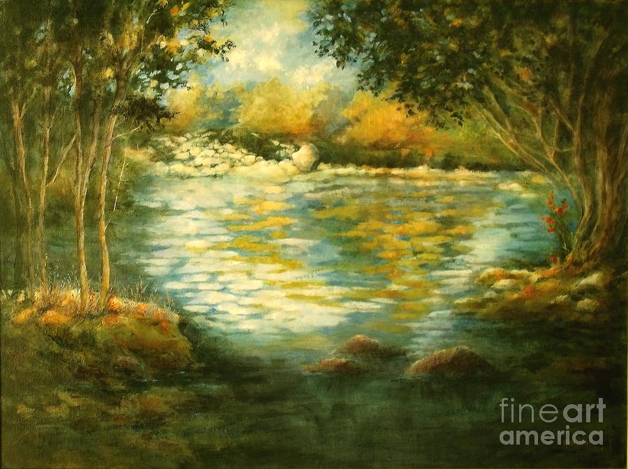 Tranquility Painting by Madeleine Holzberg