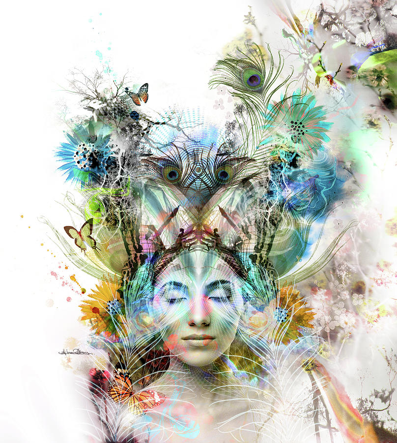 Transcendence Digital Art by Misprint
